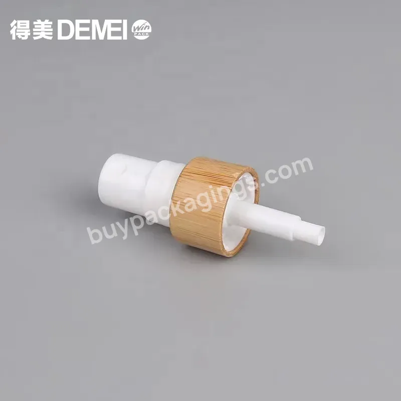Wholesale Factory 20/410 White Bamboo And Plastic Fine Mist Spray Pump For Bottles - Buy Bamboo Pump Bottle Lotion Wholesale,Water Mist Pump Spray Bottle,Bamboo Empty Lotion Pump Bottles.