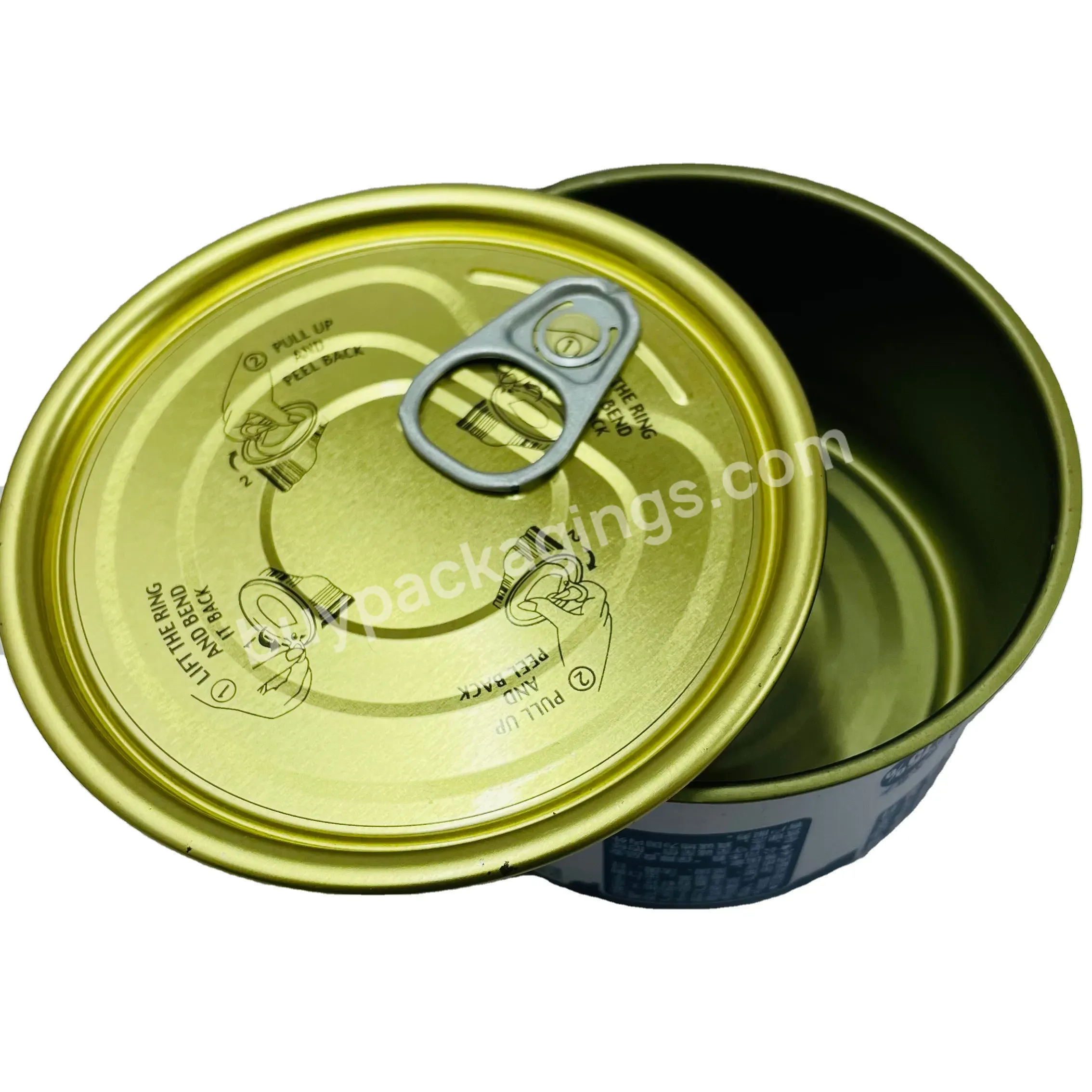 Wholesale Factory Direct Food Seafood Jars Custom Round Mini Tin Can Packaging - Buy Round Tin Can,Mini Tin Can Packaging,Custom Tin Can.