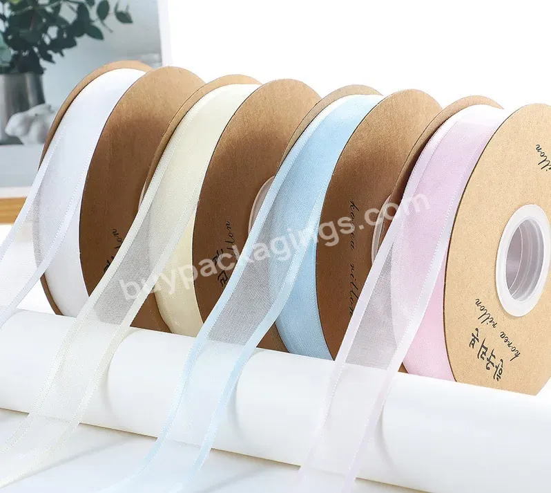Wholesale Flower Packaging Ribbon Florist Wrapped Flowers Handmade Diy Material Bouquet Gift Packaging Ribbon