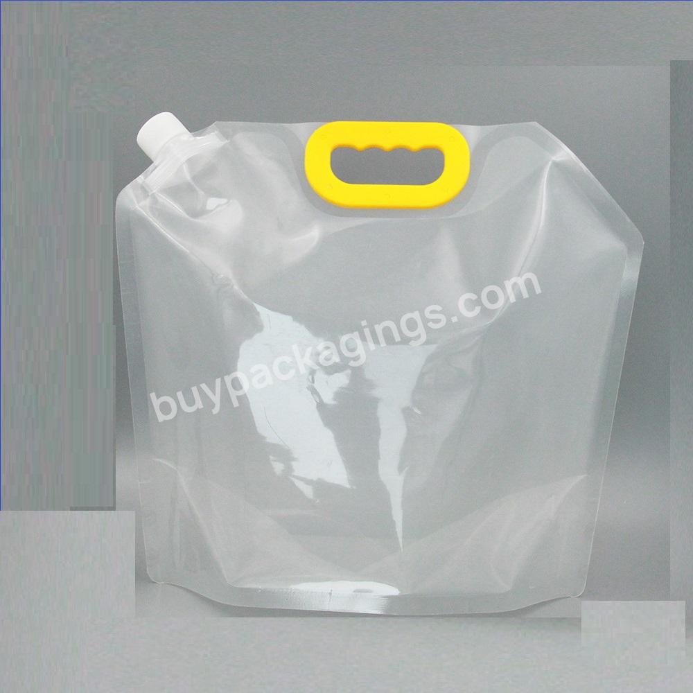 Wholesale Foldable Portable Plastic Water Bag Spout Pouch 1.5l 2.5l 5l Liquid Doypack - Buy Plastic Water Bag,Spout Pouch 1.5l 2.5l 5l,1.5l 2.5l 5l Liquid Doypack.