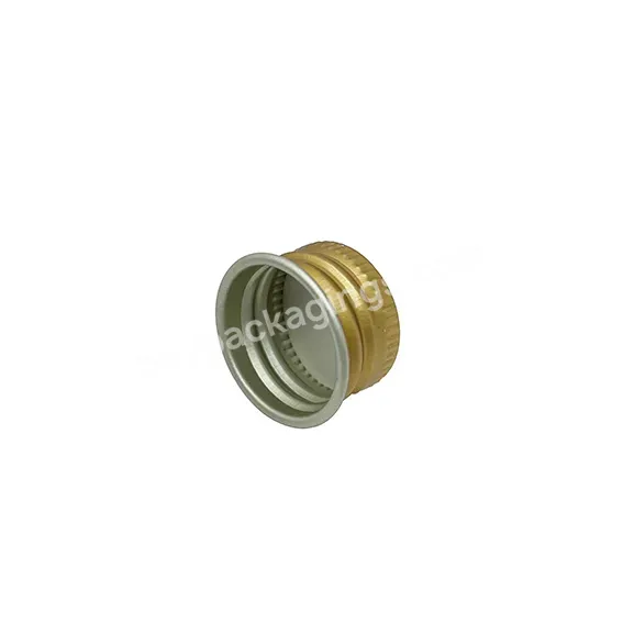 Wholesale Gold Silver Aluminum Screw Cap With Disc Seal For Bottles 18mm 20mm 24mm 28mm - Buy Wholesale Aluminum Silver Screw Cap,Gold Aluminum Screw Cap For Bottle,Aluminum Thread Screw Cap.