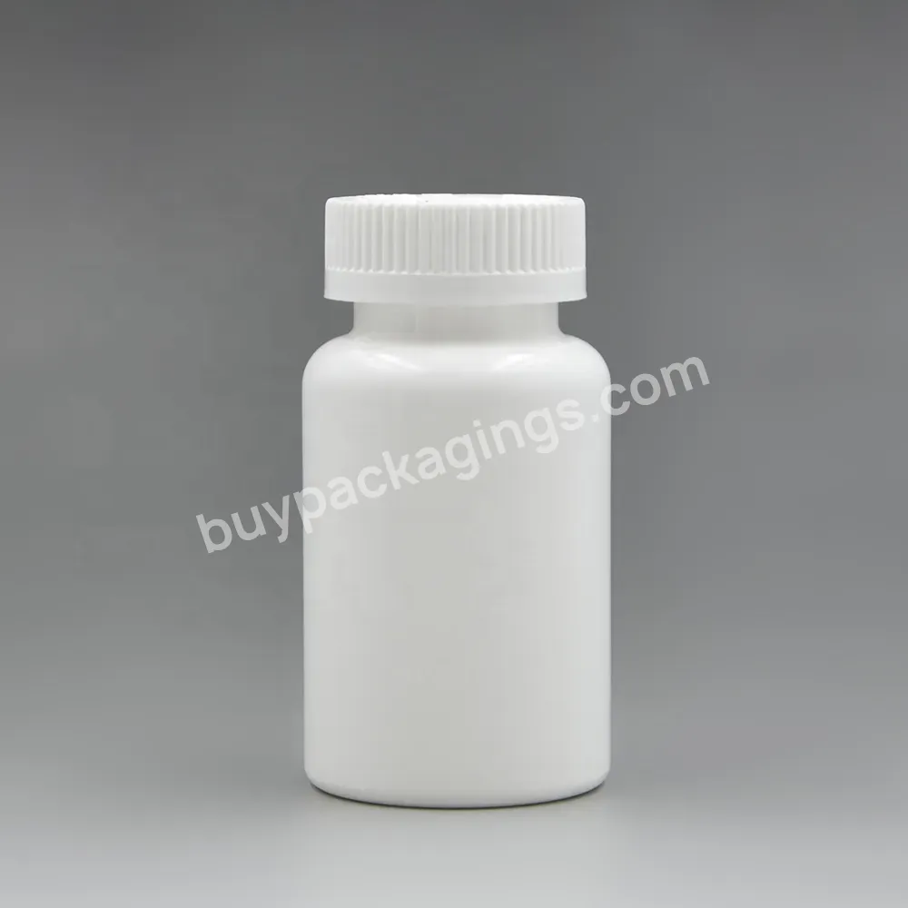 Wholesale Good Seal Empty 150ml White Plastic Medicine Capsule Pill Pe Bottle With Screw Lid For Sale - Buy Pill Packaging Bottle,Pill Bottle Wholesale,Pills Packaging Plastic Bottles.