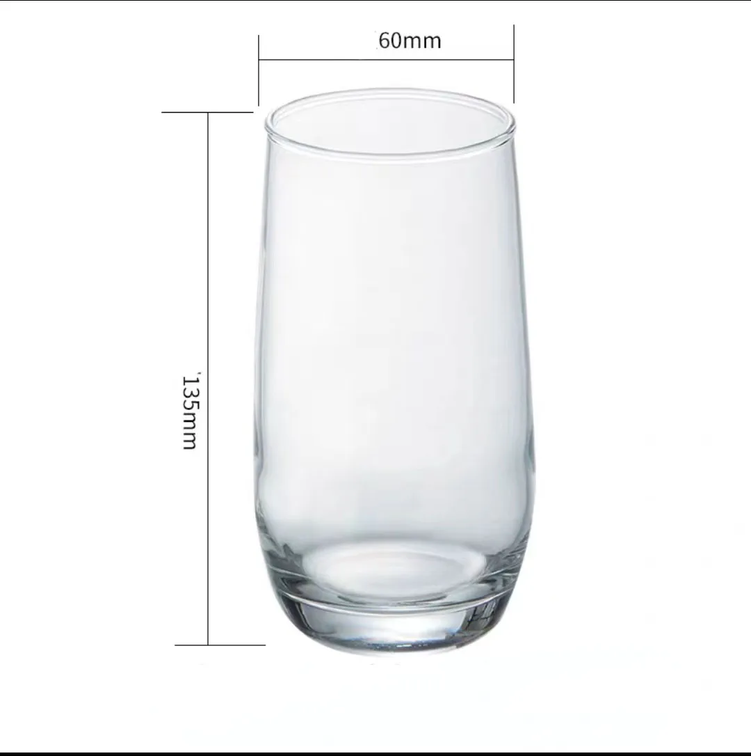 Wholesale High Borosilicate Large Capacity Glass Heat-resistant Belly Water Cup Breakfast Milk Cup