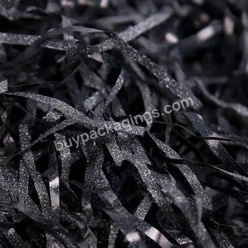 Wholesale High Quality 100g Bag Silver Shredded Paper Crinkle Cut Paper For Filling Gift Box