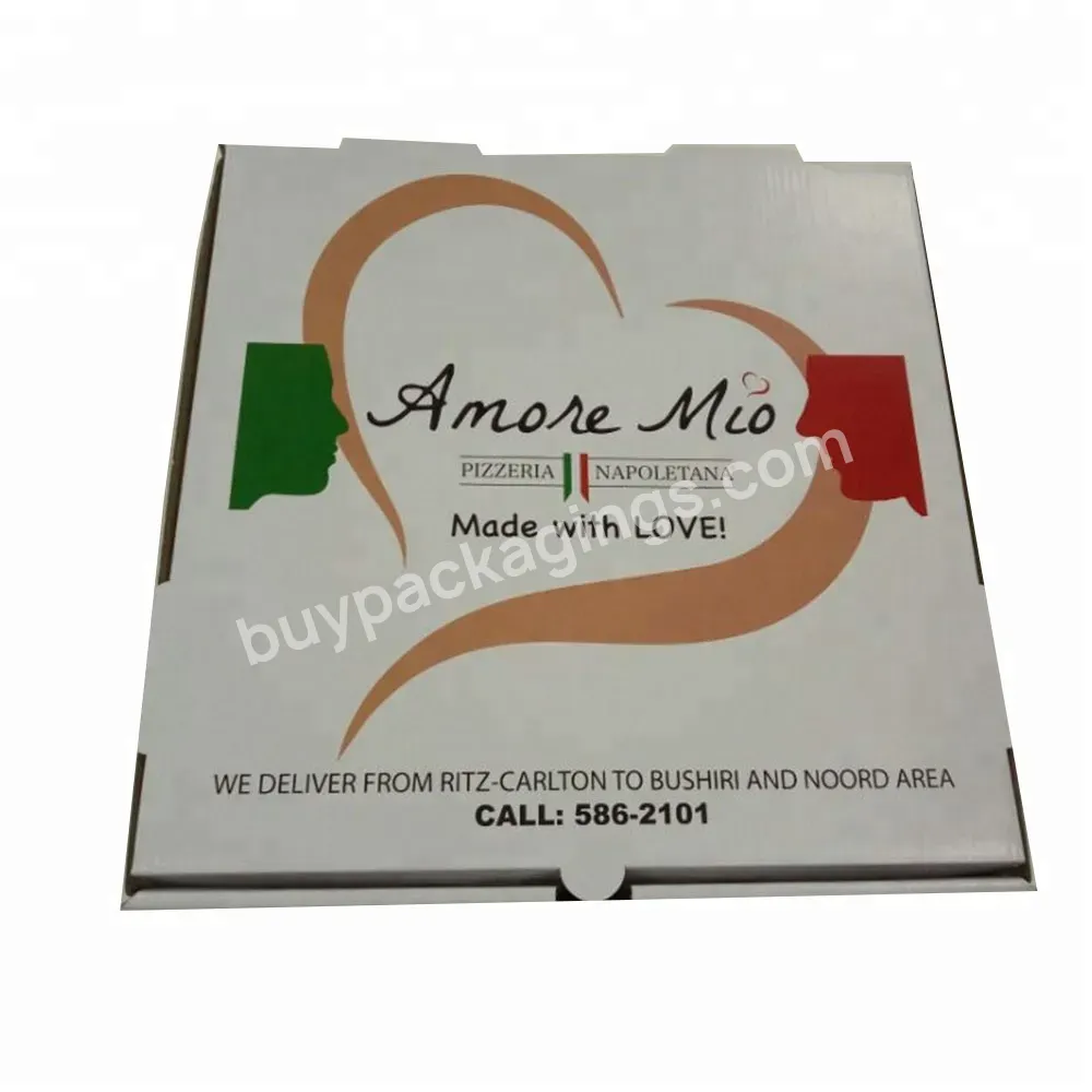 Wholesale High Quality Strong Custom Logo Portable Thick Recycled Corrugated Delivery Baking Pizza Box - Buy Cardboard Kraft Custom Design Low Price Pizza Packing Box,Cheap 7/9/12 Inch China Rectangle Pizza Box Custom Box For Pizza,Wholesale 8/10/12/