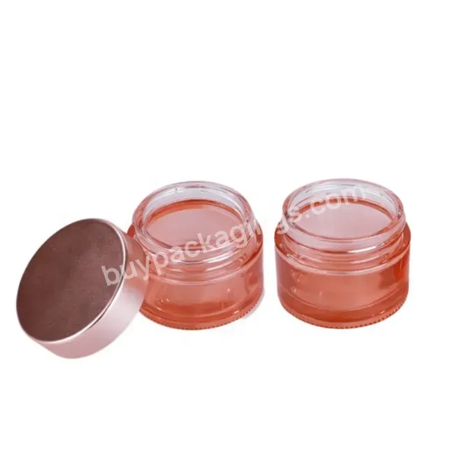 Wholesale Jars 5g 10g 20g 30g 50g 100g Beauty Face Cream Cosmetic Container Rose Gold Glass Cream Jar - Buy 10g Rose Gold Glass Cream Jar,Face Cream Jars 20g 30g 50g,100g Cosmetic Container.