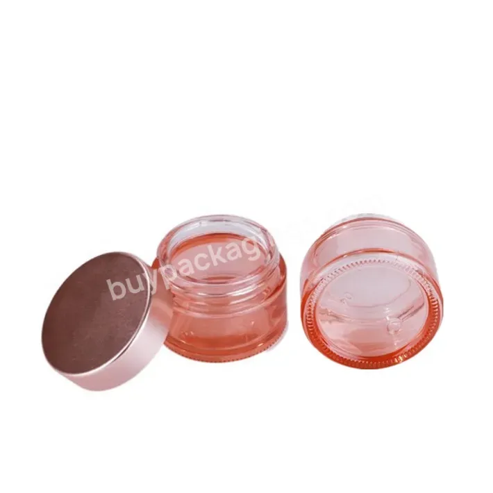 Wholesale Jars 5g 10g 20g 30g 50g 100g Beauty Face Cream Cosmetic Container Rose Gold Glass Cream Jar - Buy 10g Rose Gold Glass Cream Jar,Face Cream Jars 20g 30g 50g,100g Cosmetic Container.