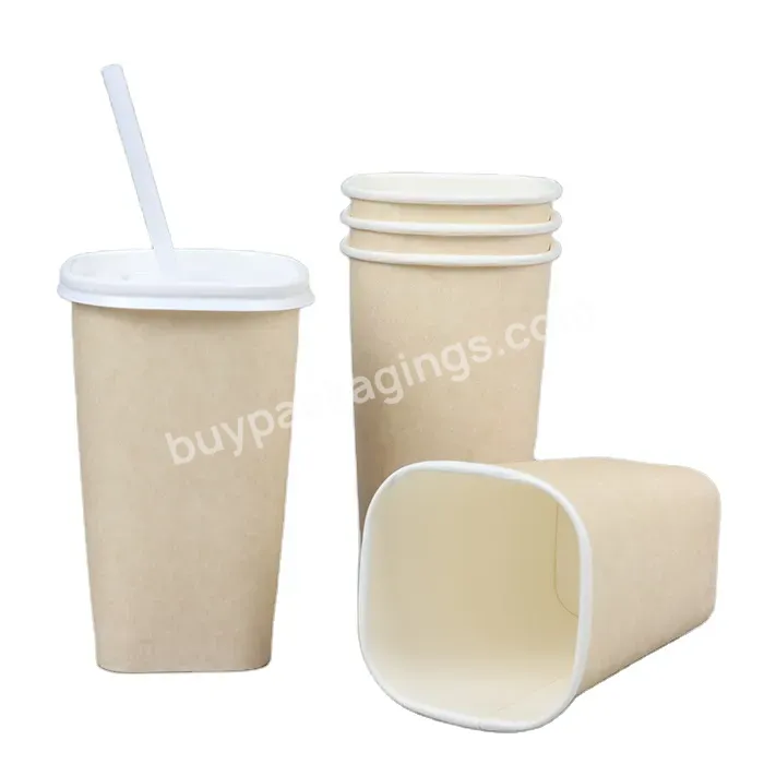 Wholesale Juice Paper Coffee Cup 16oz For Cold Birthday Party Drinking Paper Cups