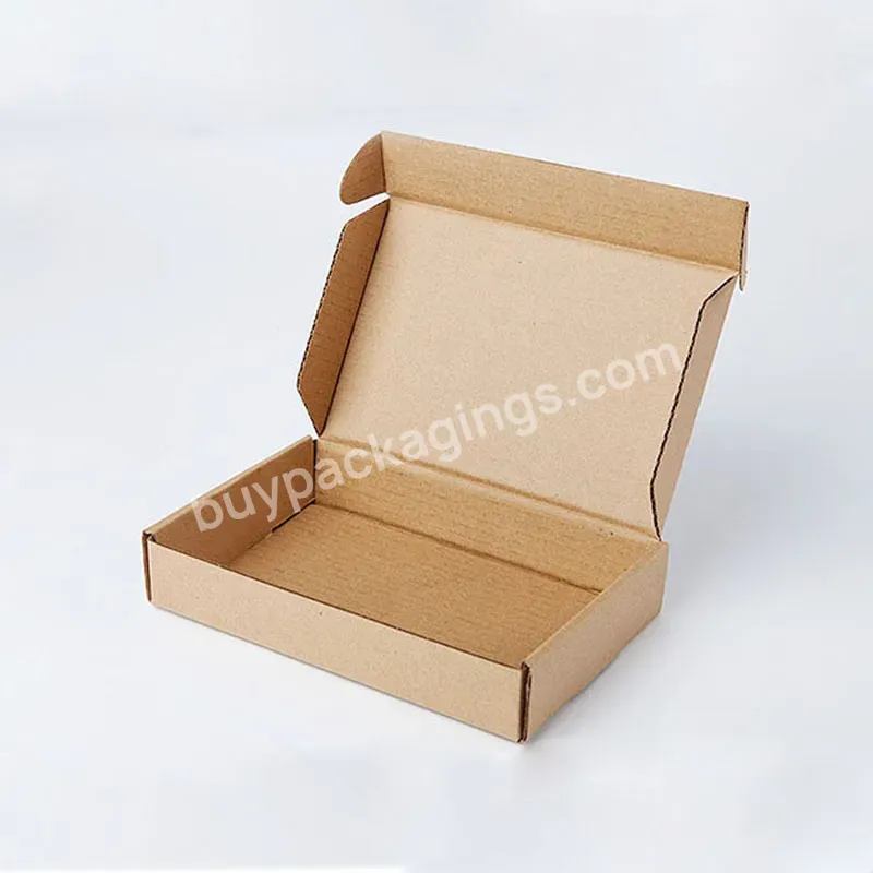Wholesale Kraft Paper Garment Underwear Packaging Express Corrugated Printing Custom Extra Hard Aircraft Folding Box - Buy Clothing Packaging Box,Paper Foldable Gift Box,Customized Paper Cardboard Box.