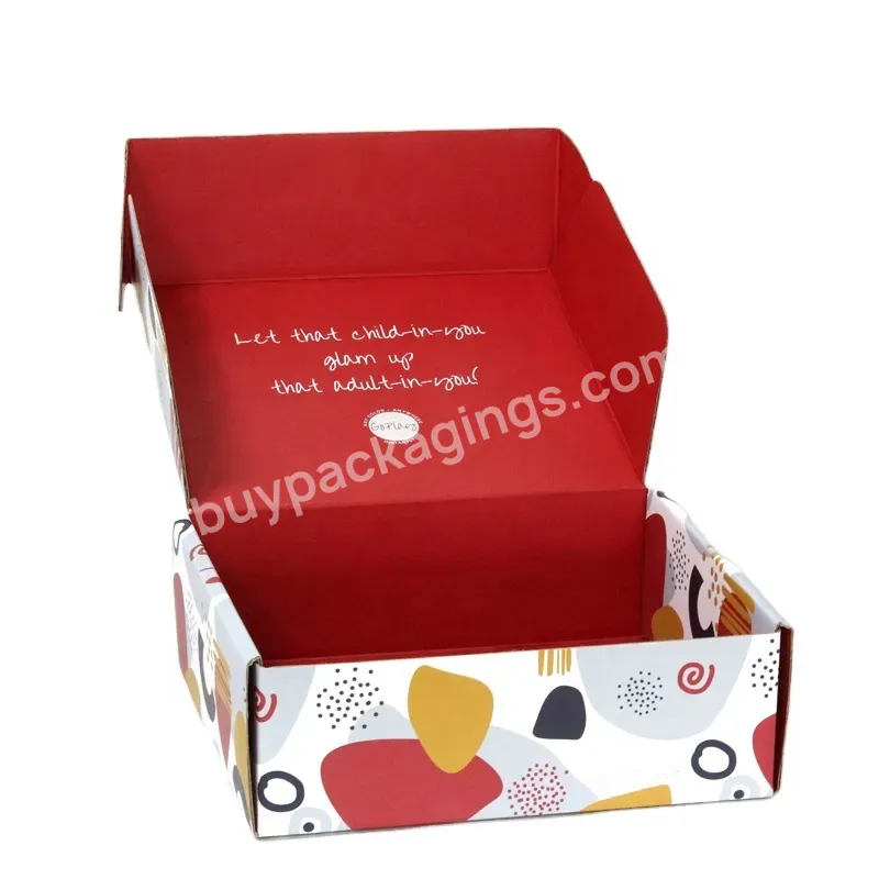 Wholesale Logo Paper Packing Shipping Clothing Corrugated Carton Box Custom Design Luxury Recyclable Mailer Boxes - Buy Custom Box Packaging,Custom Mailer Box,Corrugated Paper Box.