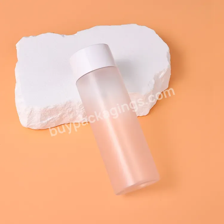 Wholesale Luxury 100ml 150ml Empty Frosted Plastic Screw Caps Facial Face Toner Bottle Cosmetic Packaging Bottle - Buy Toner Bottle Screw Cap,Empty Plastic Bottles,Frosted Toner Bottle.