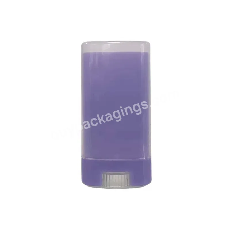 Wholesale Mini 15g 25g Sunblock Deodorant Stick Packaging Roll On Stick Container Refillable Oval Flat Plastic Deodorant Bottle - Buy Empty Deodorant Bottles,Empty Roll On Deodorant Bottles,Plastic Bottle 15ml.
