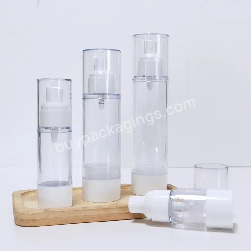 Wholesale New Transparent As Pressure Vacuum Cosmetic Separation Bottle Plastic Bottle Spray Bottle