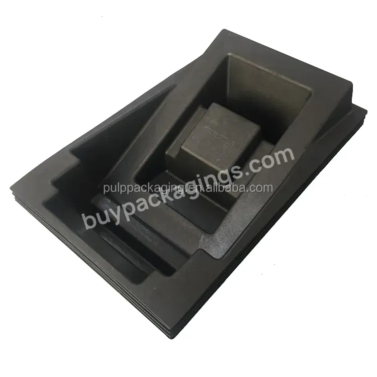 Wholesale Paper Disposable Biodegradable Food Tray Packaging Wet Dry Press Insert Pulp Molded