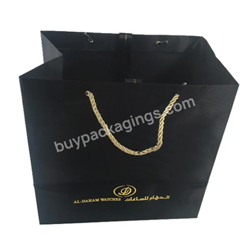 Wholesale Paper Jewelry Bag Gift Package Bag With Custom Logo Packaging Paper Bag