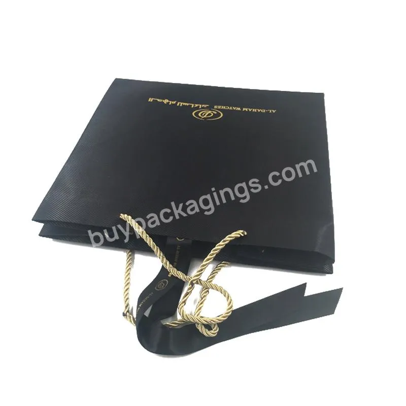 Wholesale Paper Jewelry Bag Gift Package Bag With Custom Logo Packaging Paper Bag