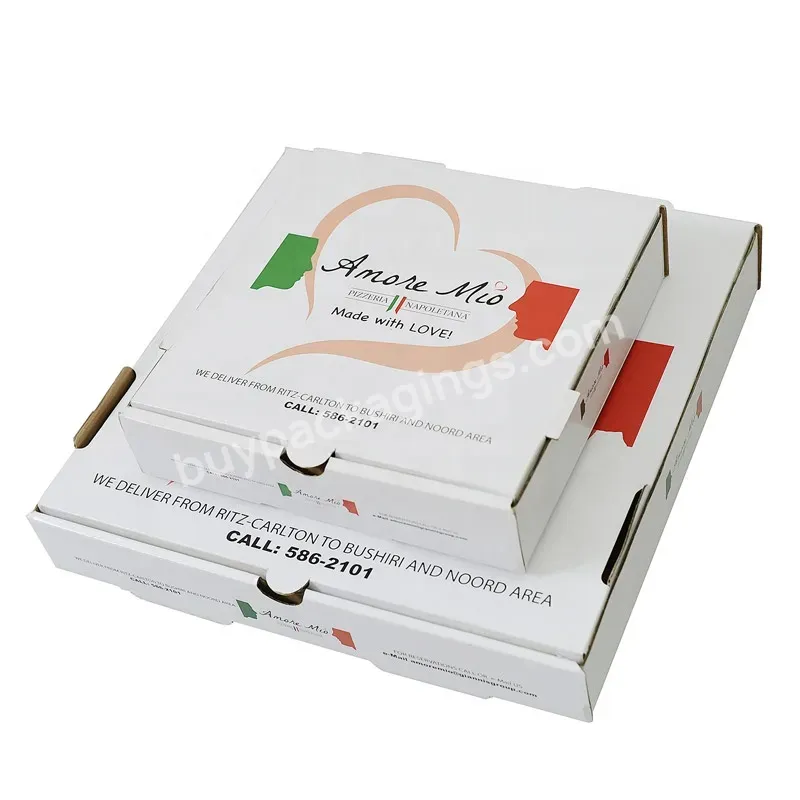 Wholesale Personalized Corrugated Pizza Box From China For Restaurant Pizza Packaging Kraft Paper,Kraft Paper 20000pcs Oem/odm - Buy Rectangle Pizza Box,Personalized Pizza Box,Paper Pizza Slice Box.