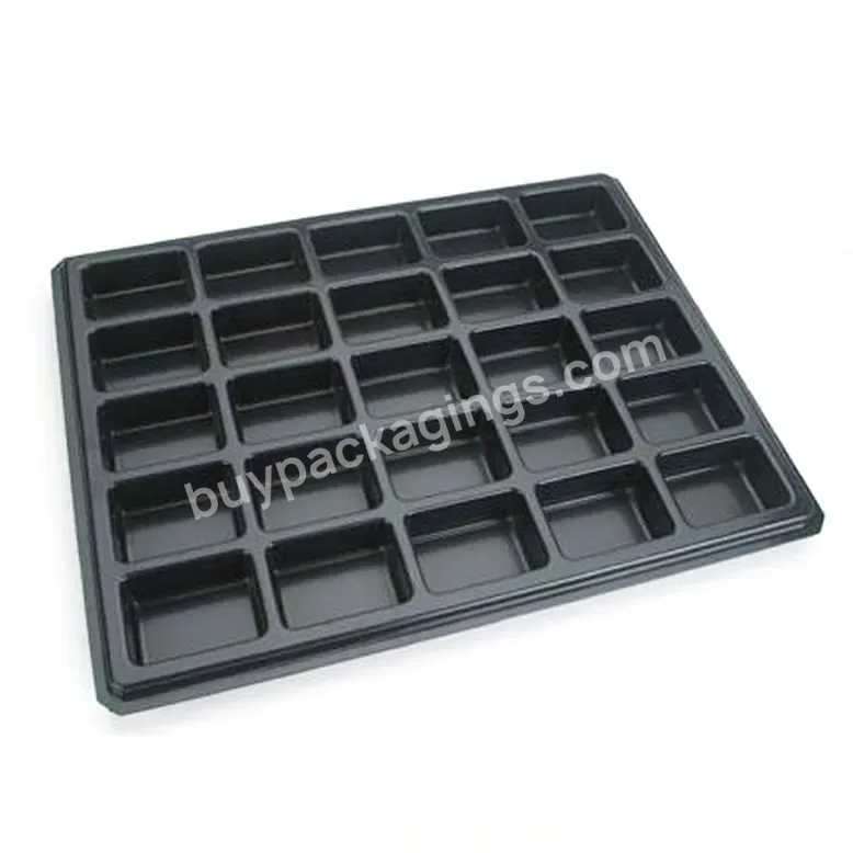Wholesale Pet Black Plastic Disposable Dessert Chocolate Inner Tray For Chocolate Packaging Box - Buy Plastic Dessert Chocolate Inner Tray,Disposable Plastic Chocolate Tray,Black Disposablechocolate Tray.