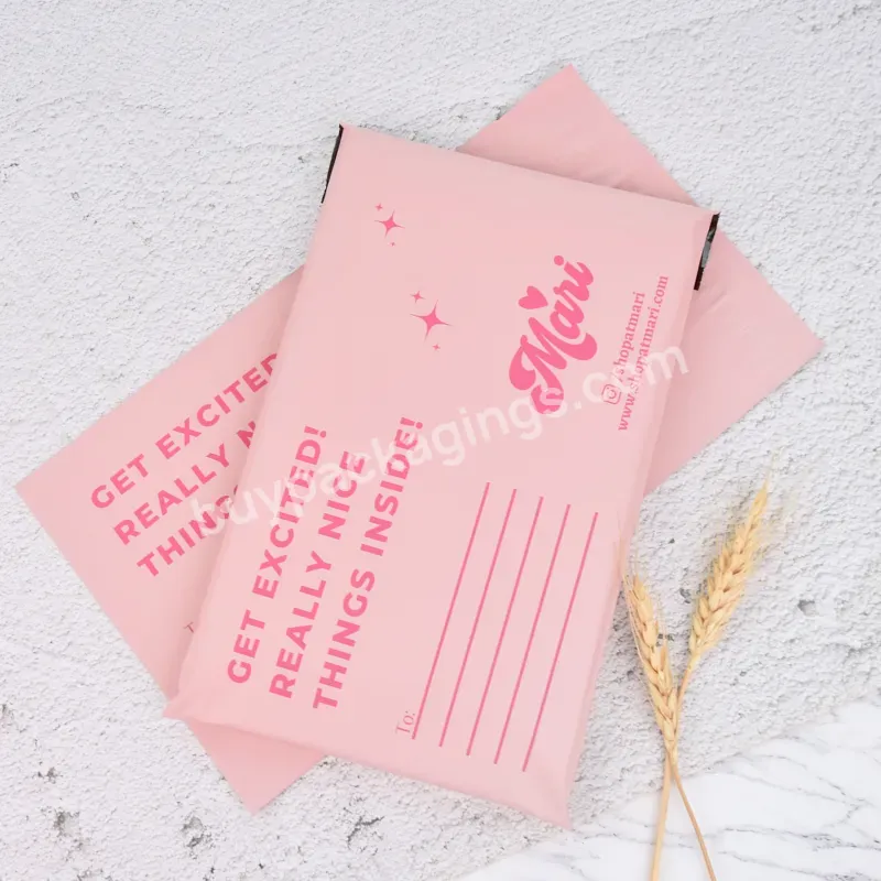 Wholesale Pink Mailer Poly Plastic Mailing Pe Shipping Packaging Courier Envelope Postal Bag For Clothing Shipping - Buy Envelope Postal Bag For Clothing,Plastic Mailing Pe Shipping Bag,Wholesale Pink Mailer Poly Plastic Bag.