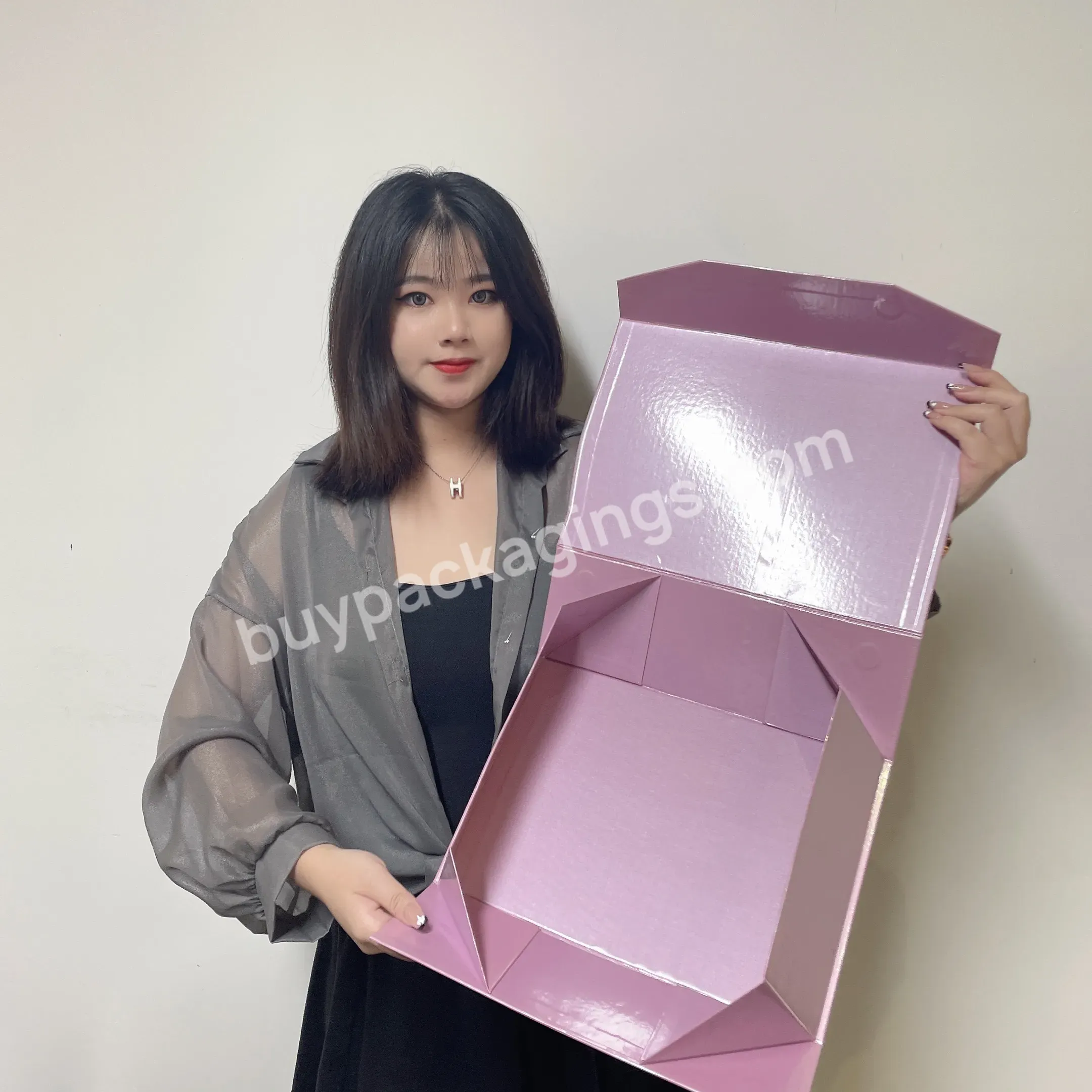Wholesale Plain Square Collapsible Purple Magnetic Packaging Paper Gift Box Custom Magnetic Folding Shoe Box - Buy Purple Magnetic Gift Box,Shoe Box Magnetic Folding Paper Box,Magnetic Paper Box.