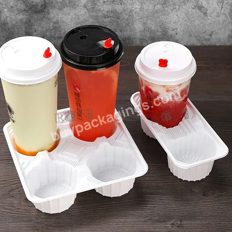 Wholesale Plastic Cups Of Different Shapes Disposable Compostable Paper Cup Holder Tray Take Away - Buy Disposable Cup Holder Tray,Coffee Drink Cup Holder Tray Disposable,Disposable Compostable Paper Cup Holder Tray Take Away.