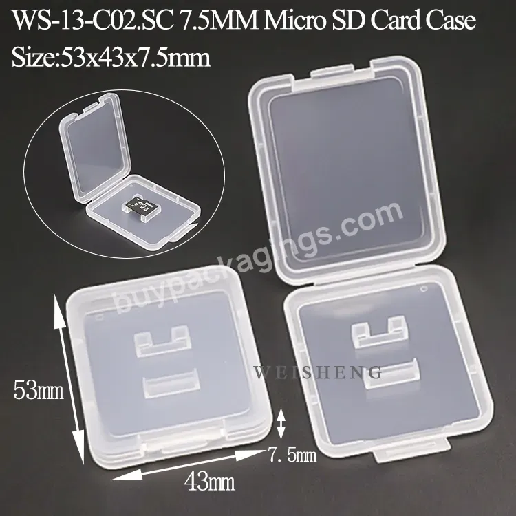 Wholesale Plastic Memory Card Storage Case Hard Carrying Box For Micro Sd Card Case Sd Card Holder Mini Custom - Buy Memory Card Storage Case,For Micro Sd Card Case,Sd Card Holder.