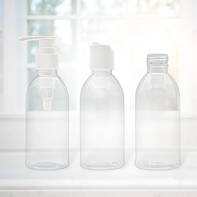 Wholesale Portable 170 ML Perfume Sprays Bottle Beauty Cosmetic Packaging Bottle Transparent PET Plastic Bottle Customize