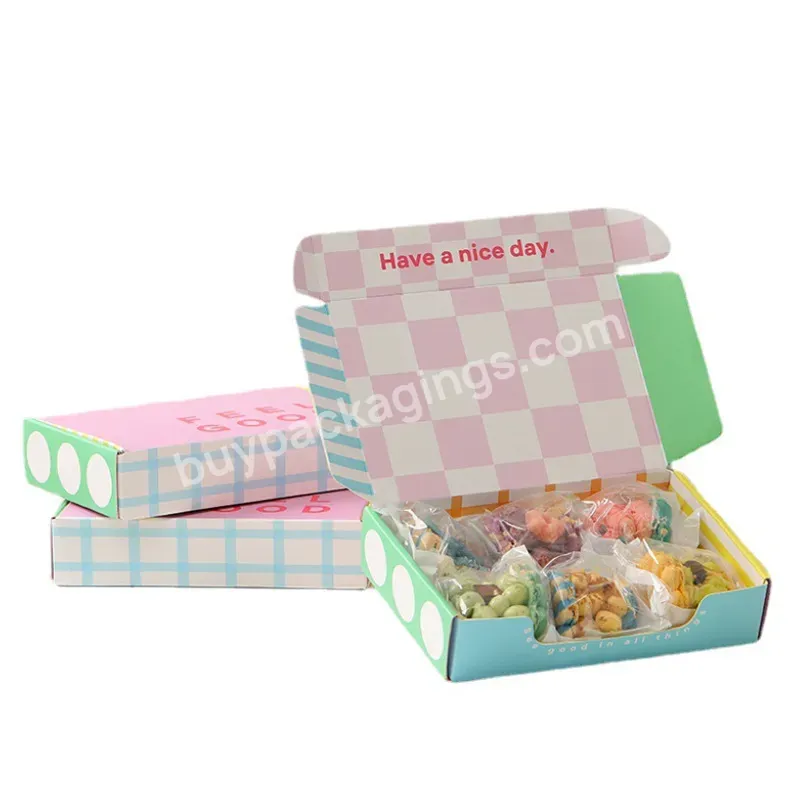 Wholesale Price Creative Colorful Macaron Box Cookie Packaging Boxes Baked Dessert Gift Mailer Box - Buy Creative Colorful Macaron Box,Cookie Packaging Boxes,Baked Dessert Gift Mailer Box.