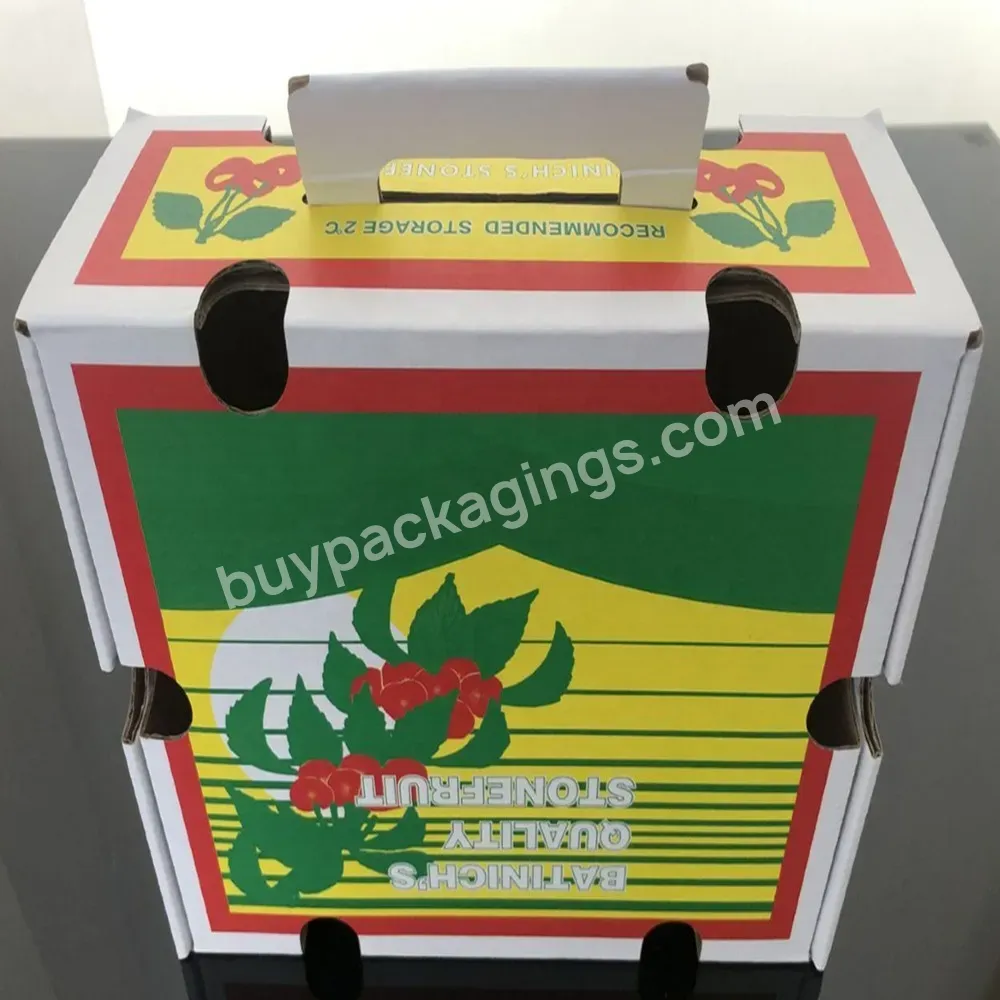Wholesale Price Custom Printed Logo Corrugated Cardboard Fruit /vegetables Packaging Box - Buy Corrugated Cherry Mailing Box,Cardboard Boxes For Fresh Fruit /vegetables,Corrugated Shipping Fruit Cartons.