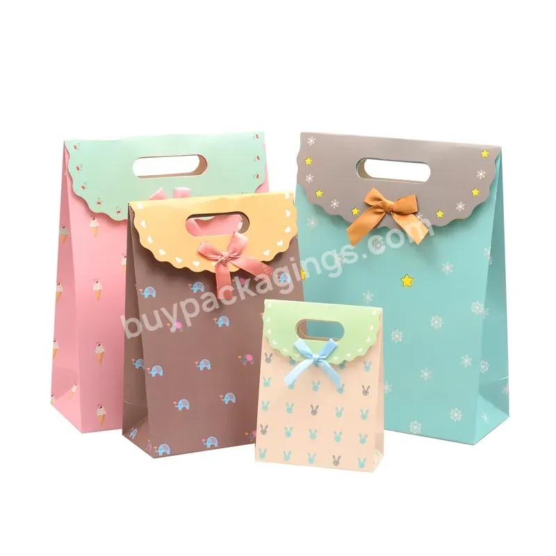 Wholesale Price Flip Open Gift Bags For Birthday Custom Colorful Paper Bag Sticky Snap Cartoon Bag - Buy Flip Open Gift Bags,Colorful Paper Bag,Sticky Snap Cartoon Bag.