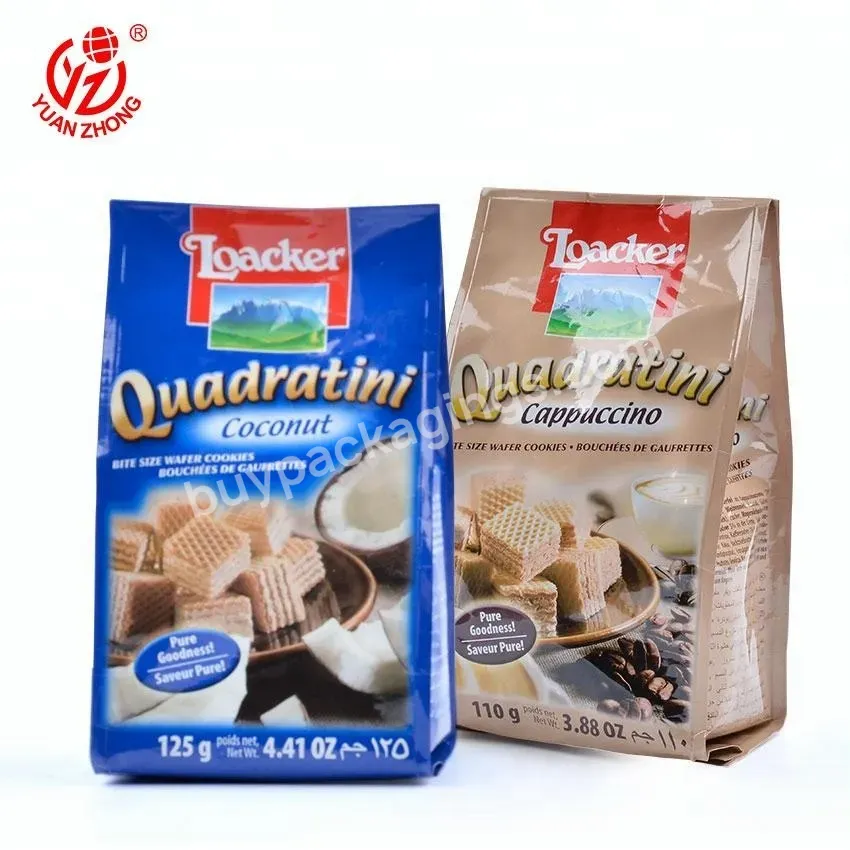 Wholesale Price Food Grade Packaging Custom Logo Bag Flat Bottom Plastic Pouch For Snacks/potato Chips/biscuits/chocolate/candy - Buy Packing Food,Plastic Packing Bag,Packaging Custom Logo Bag.