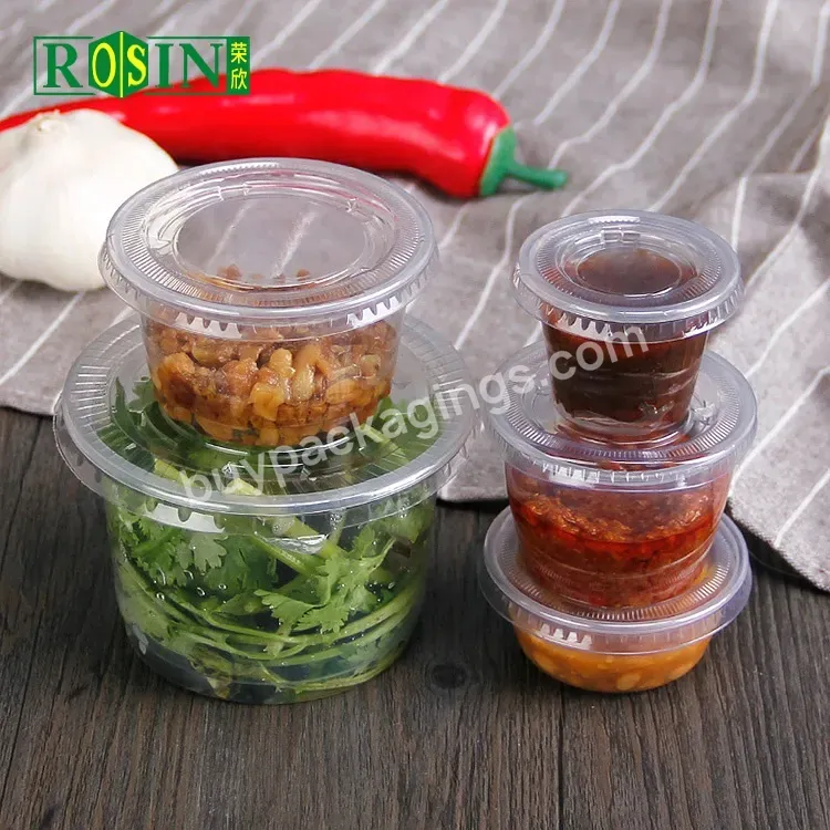 Wholesale Price Pp Clear Black Disposable Sauce Cup Plastic Food Sauce Container With Lid - Buy Food Sauce Container,Disposable Sauce Cup,Sauce Plastic Container.