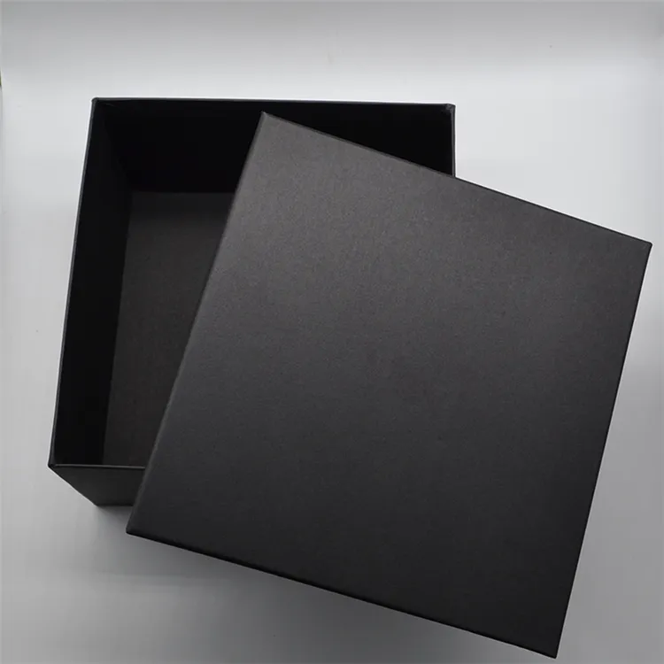wholesale printed black cardboard hamper gift box