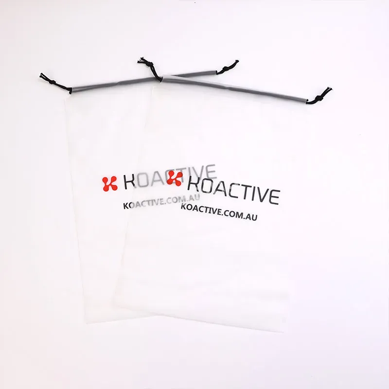 Wholesale Printed Drawstring Bags Polyester Custom Logo Clear Frosted Plastic Packaging Bags For Clothing - Buy Frosted Drawstring Bag,Drawstring Packaging Bag,Polyester Drawstring Bag.