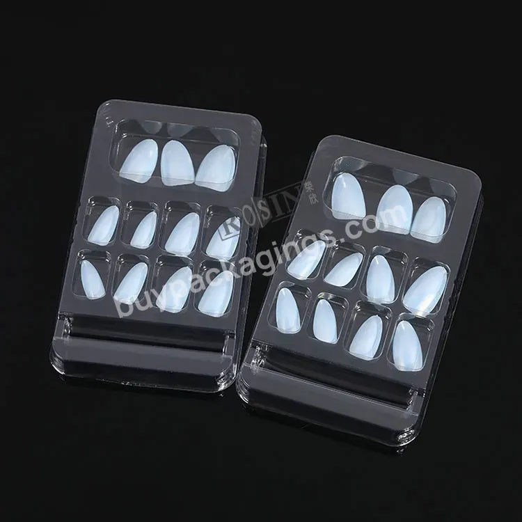Wholesale Pvc Pet Transparent Plastic Tray Cosmetic Nail Blister Packaging Box And Insert Tray - Buy Blister Inner Tray For Cosmetic,Nail Trays,Pvc Nail Insert Tray.