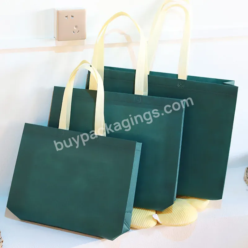 Wholesale Recycle Eco Non Woven Printing Foldable Luxury Reusable Custom Logo Pp Stock Shopping Tote Bag With Logos