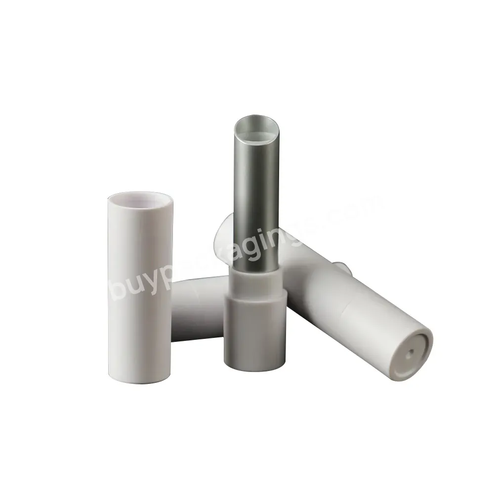 Wholesale Round Empty Mini Customized Containers Packaging Luxury Lip Balm Plastic Custom Tubes Refillable Lipstick Tube - Buy Lipstick Tube,Empty Lip Balm Stick,White Lipstick Bottle Lip Gloss Tubes Refillable Lipstick Tube.