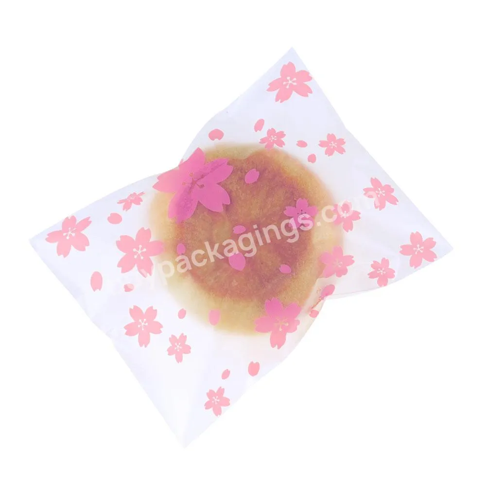Wholesale Small Transparent Plastic Packaging Bag For Cookie Candy Packaging Self-adhesive Bag