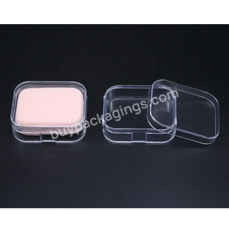 Wholesale Sponge Makeup Blender Packaging Rectangle Empty Plastic Box For Powder Puff Clear Small Jewelry Gift Box Makeup Puff C - Buy Makeup Puff Case,Sponge Makeup Blender,Plastic Box For Powder Puff.