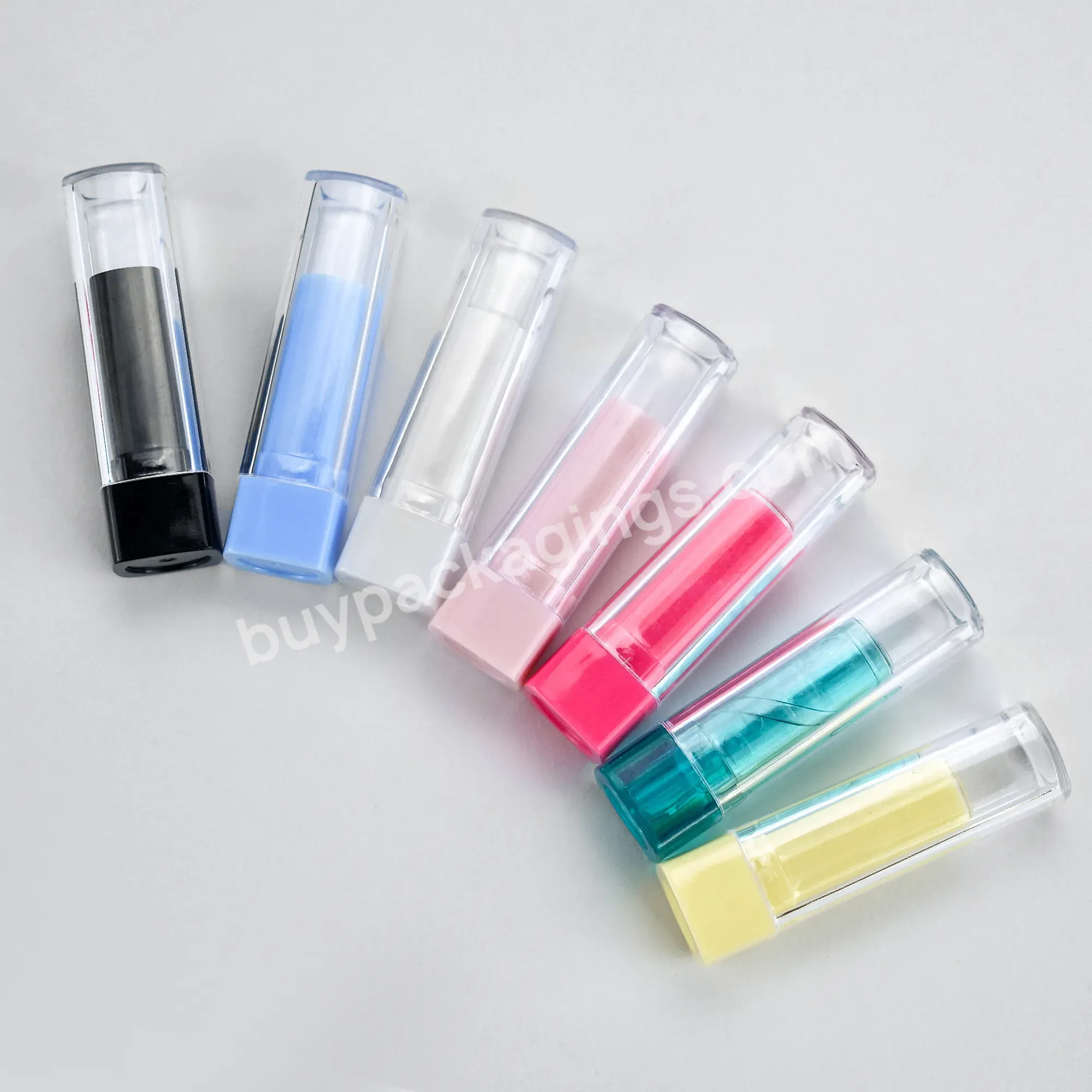 Wholesale Square Refillable Lipstick Tubes Eco Friendly Lipstick Tube Lipstick Tubes With Logoand Custom Box - Buy Lipstick Tube Lip Lipstick Lip Gloss Tubes With Custom Packaging,Printing Lipstick Tube For Cosmetic Packaging Tube Wholesale Lipgloss