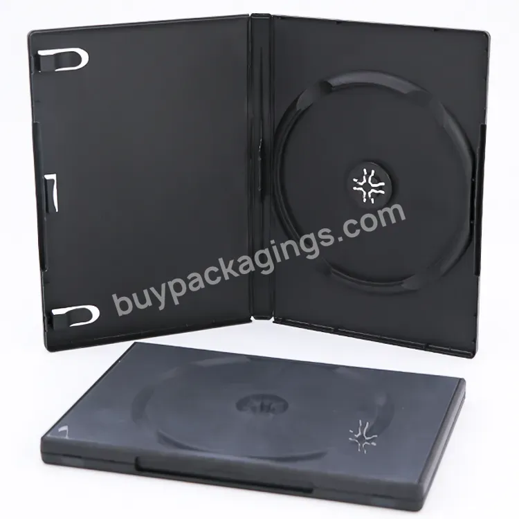Wholesale Standard 14mm Black Single Disccd Case With Outer Clear Film Dvd Cover Case 14mm 12 Disc Cd Dvd Case - Buy 14mm 12 Disc Cd Dvd Case,Cd Case,Dvd Cover Case.