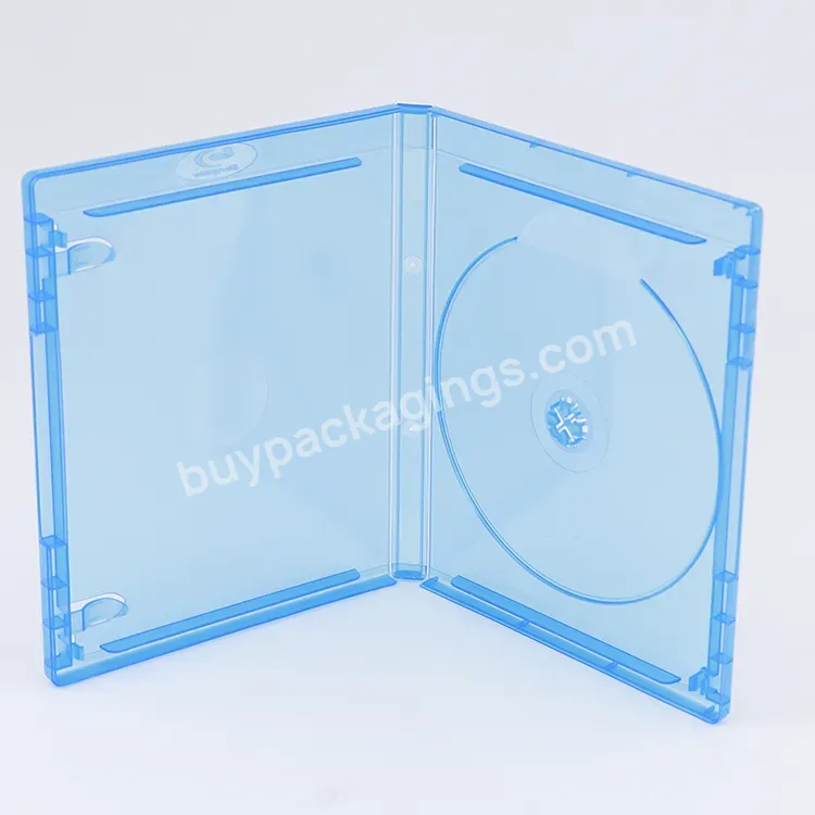 Wholesale Storage Blu-ray Disc Movies Record Cd Blu-ray Case Custom Embossed Logo Clear 14mm Bluray Case Blue Dvd Case - Buy Blue Dvd Case,Blu-ray Case,14mm Bluray Case.