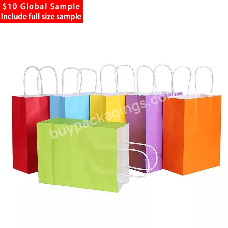 Wholesale Supplier Custom Company Brand Name Logo Gift Shopping Carrier Paper Bag - Buy Packaging Bags,Cloth Garment Use Custom Brand Handle Hard Paper Bag,Reusable Paper Bag Shopping Paper Bags With Your Own.