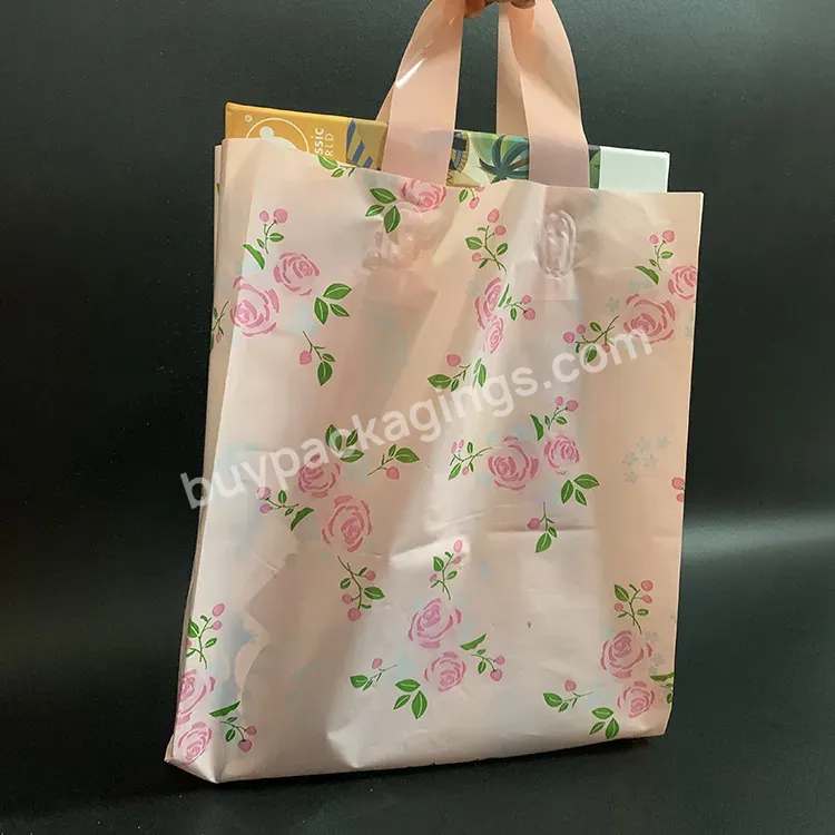 Wholesale Thickened Printed Plastic Gift Packaging Pe Plastic Tote Bags For Men And Women Clothing Stores - Buy Pe Plastic Tote Bags,Plastic Tote Bags For Men Clothing Stores,Plastic Tote Bags For Women Clothing Stores.