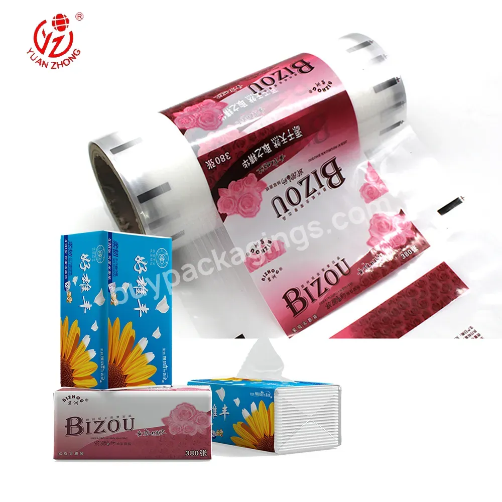 Wholesale Tissue Packaging Film Plastic Packaging Wrap Material Bopp/cpp Film Roll For Tissue Paper Wrapping - Buy Plastic Package,Tissue Paper Wrapping,Eco Friendly Packaging.