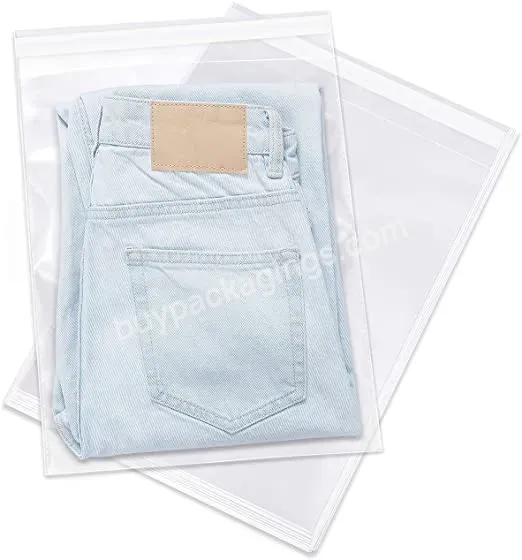 Wholesale Transparent Pe Self Adhesive Seal Clothes Bags For Packing Professional Popular Oem Clear Plastic Bags - Buy Pe Self Adhesive Bags,Oem Clear Plastic Bags,Wholesale Transparent Plastic Bags.