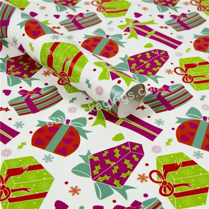 Wholesales Custom 60g Thicker Wrapping Paper With Multicolor Logo Printed Gift Packaging Paper - Buy Gift Wrapping Paper,Custom Tissue Paper,Packaging Paper.