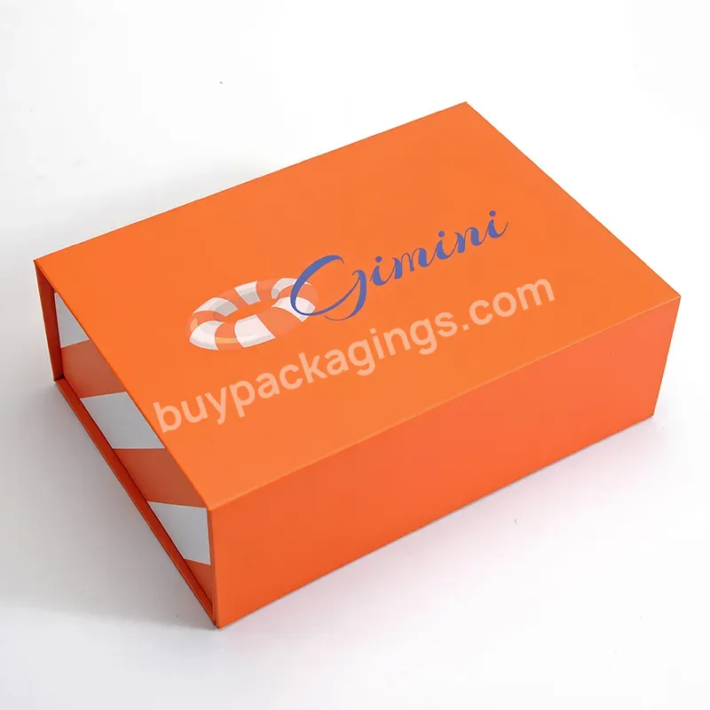 Wholesales Custom Pantone Color Printing Logo Clothing Underwear Cardboard Packaging Box Magnetic Foldable Gift Box - Buy Foldable Gift Box,Cardboard Packaging Box,Clothing Foldable Gift Box.