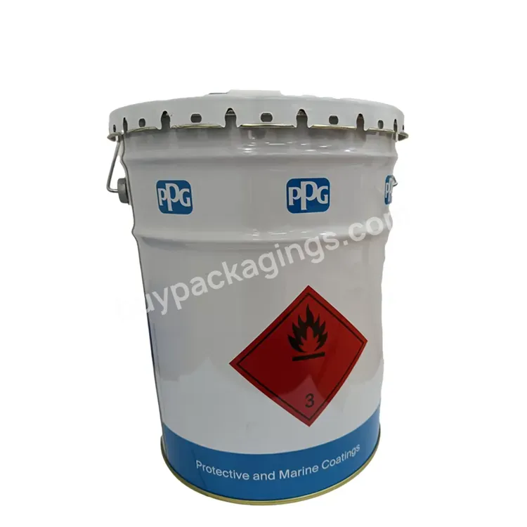 Wholesales Oem 20l Metal Compound Bucket With Metal Handle - Buy 20l Metal Round Tin,Bucket With Metal Handle.