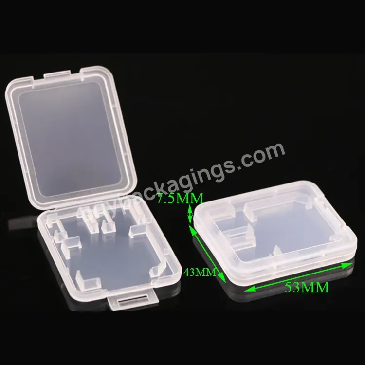Wholesales Oem Logo Plastic Cf Tf Xqd Blank Sd Card Case Packaging Sd Card Case Tf And Memory Card Holder For Micro Samsung - Buy Tf And Memory Card Holder,Packaging Sd Card Case,Blank Sd Card Case.